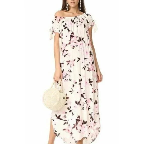 knee length dresses for ladies Flynn Skye Wrap Midi Maxi Dress L